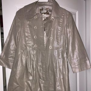 Kensie metallic jacket